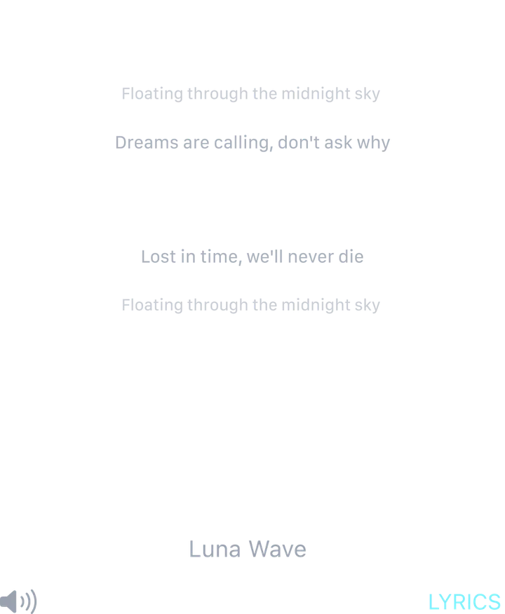 Midnight Dreams 歌词